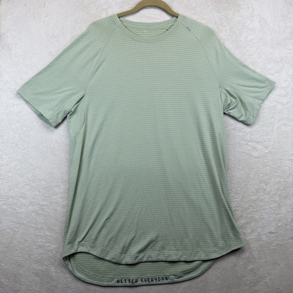 Lululemon Metal Vent Tech T-Shirt Men's Mint Green Short Sleeve Size Medium